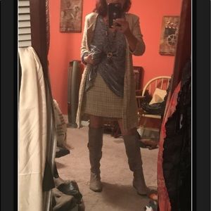 La Fee Maraboutee Fringe Mini Skrt Lng Jacket Suit